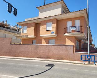 Exterior view of Single-family semi-detached for sale in  Murcia Capital  with Terrace and Balcony