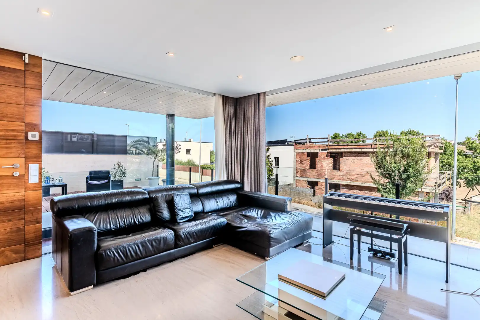 Sala d'estar de Casa o xalet en venda en Tàrrega amb Aire condicionat, Jardí privat i Terrassa
