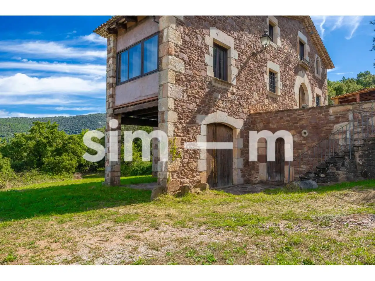 Vista exterior de Finca rústica en venda en El Brull amb Calefacció, Jardí privat i Terrassa