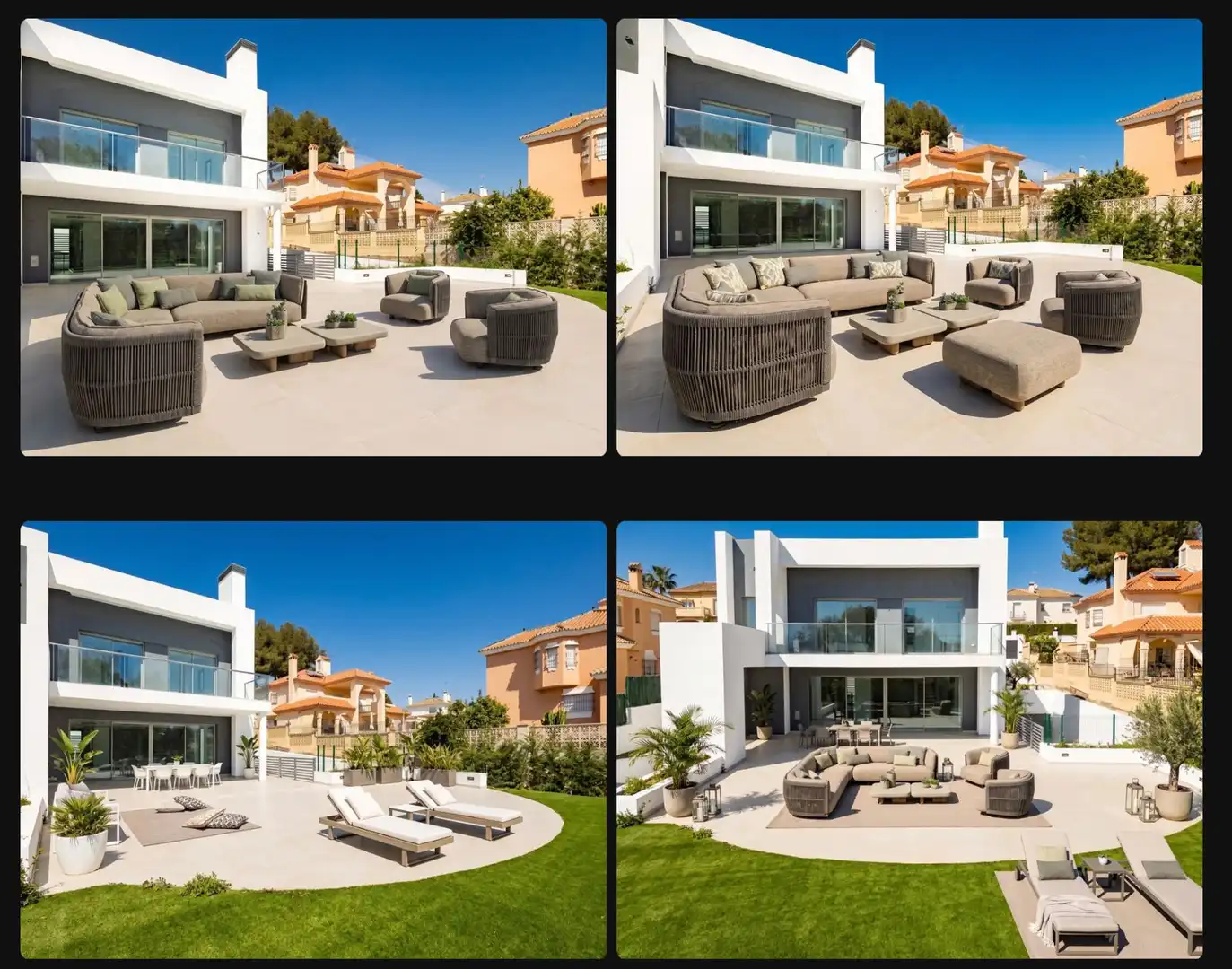 Terraza de Casa adosada en venta en Marbella con Aire acondicionado, Jardín privado y Terraza
