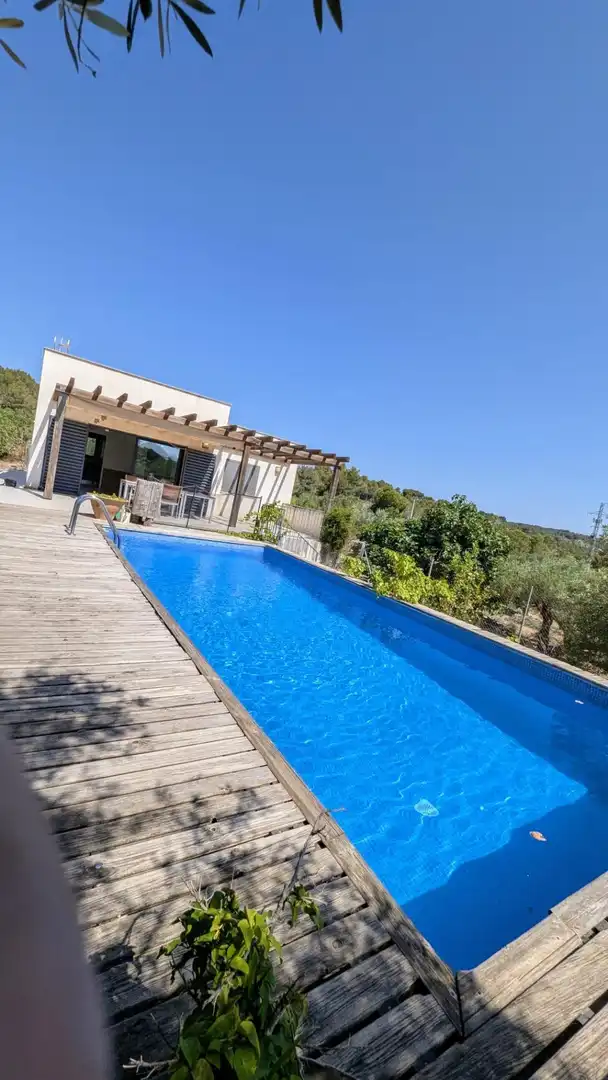 Piscina de Finca rústica en venda en El Perelló amb Jardí privat, Terrassa i Traster