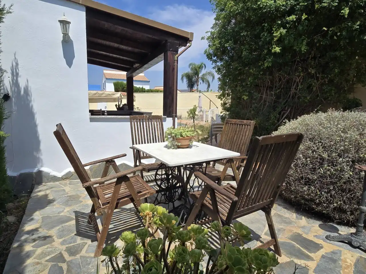 Terrace of Houses for rent in Riba-roja de Túria  with Air Conditioner, Heating and Private garden