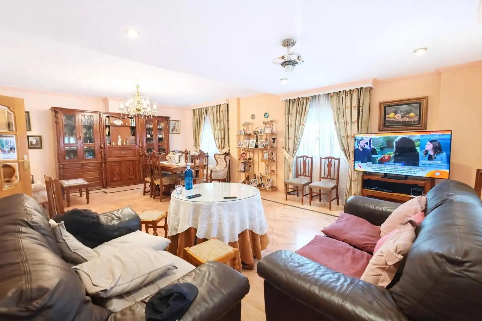 Living room of Houses for sale in Güevéjar  with Private garden, Terrace and Storage room