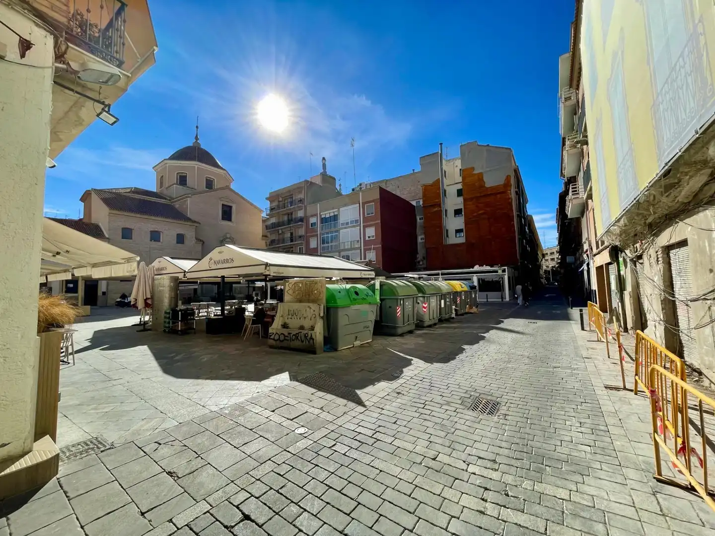 Vista exterior de Local en venta en Murcia