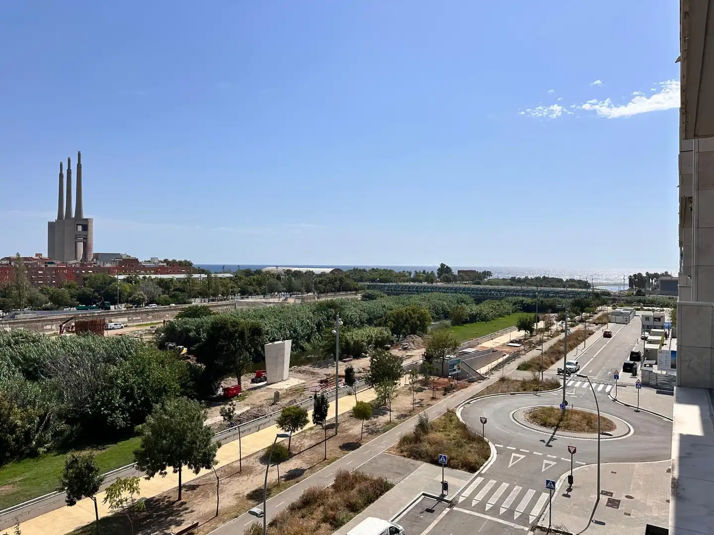Vista exterior de Pis de lloguer en Sant Adrià de Besòs amb Aire condicionat, Calefacció i Parquet
