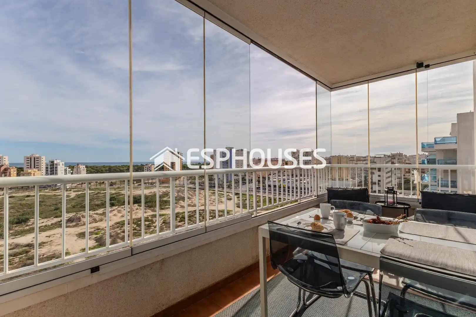 Terraza de Apartamento en venta en Guardamar del Segura con Aire acondicionado, Terraza y Amueblado