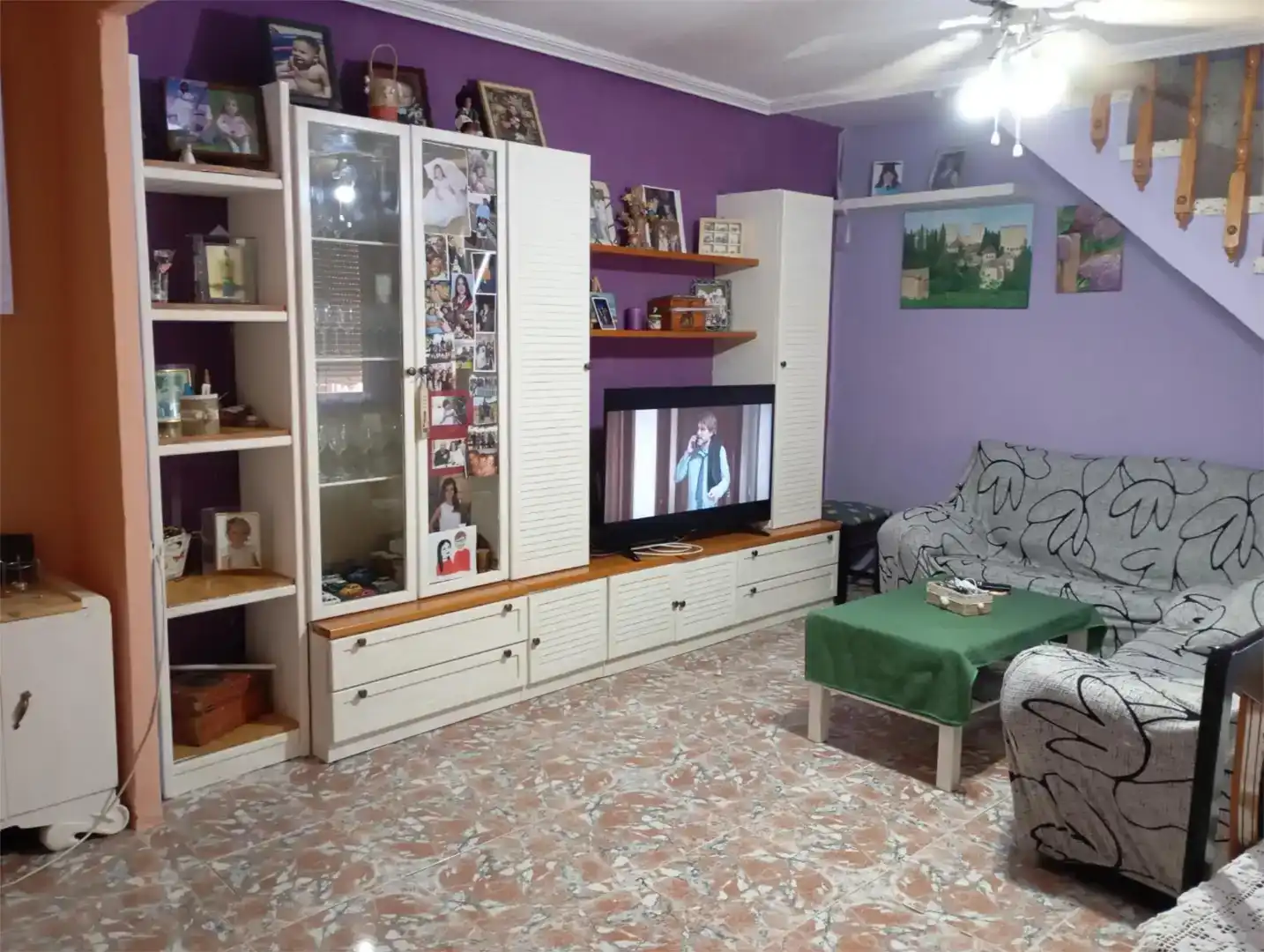 Sala d'estar de Casa adosada en venda en Blanca amb Balcó