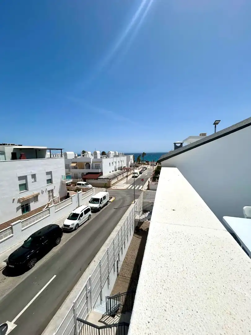 Vista exterior de Ático de alquiler en Balanegra con Aire acondicionado, Calefacción y Jardín privado