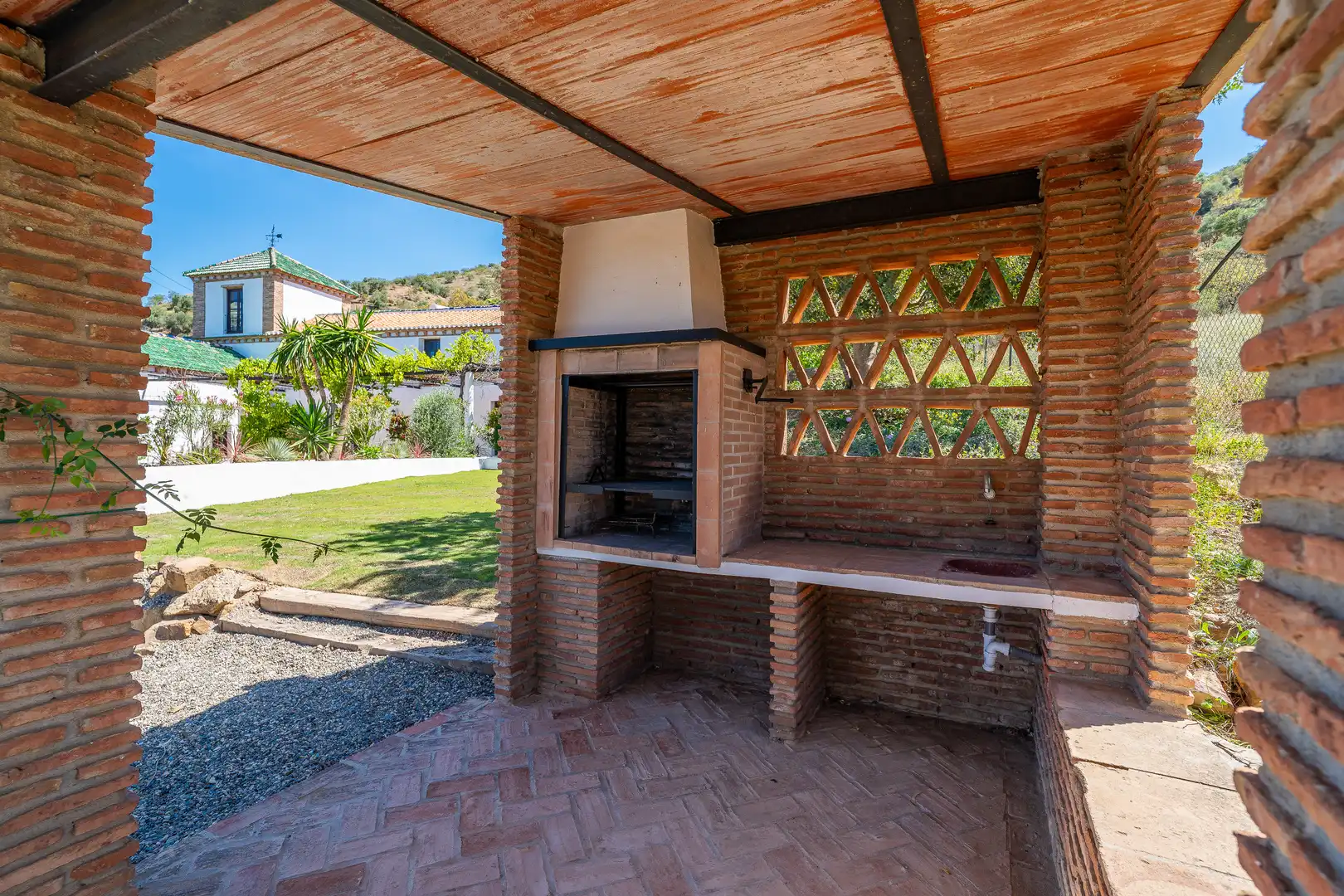 Jardí de Finca rústica en venda en Álora amb Aire condicionat, Calefacció i Jardí privat