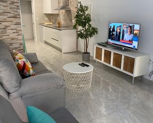 Living room of Flat to rent in Málaga Capital  with Air Conditioner, Furnished and Oven