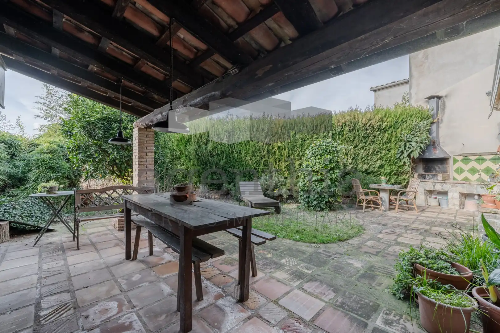 Terraza de Finca rústica en venta en Vilablareix con Calefacción, Trastero y Balcón