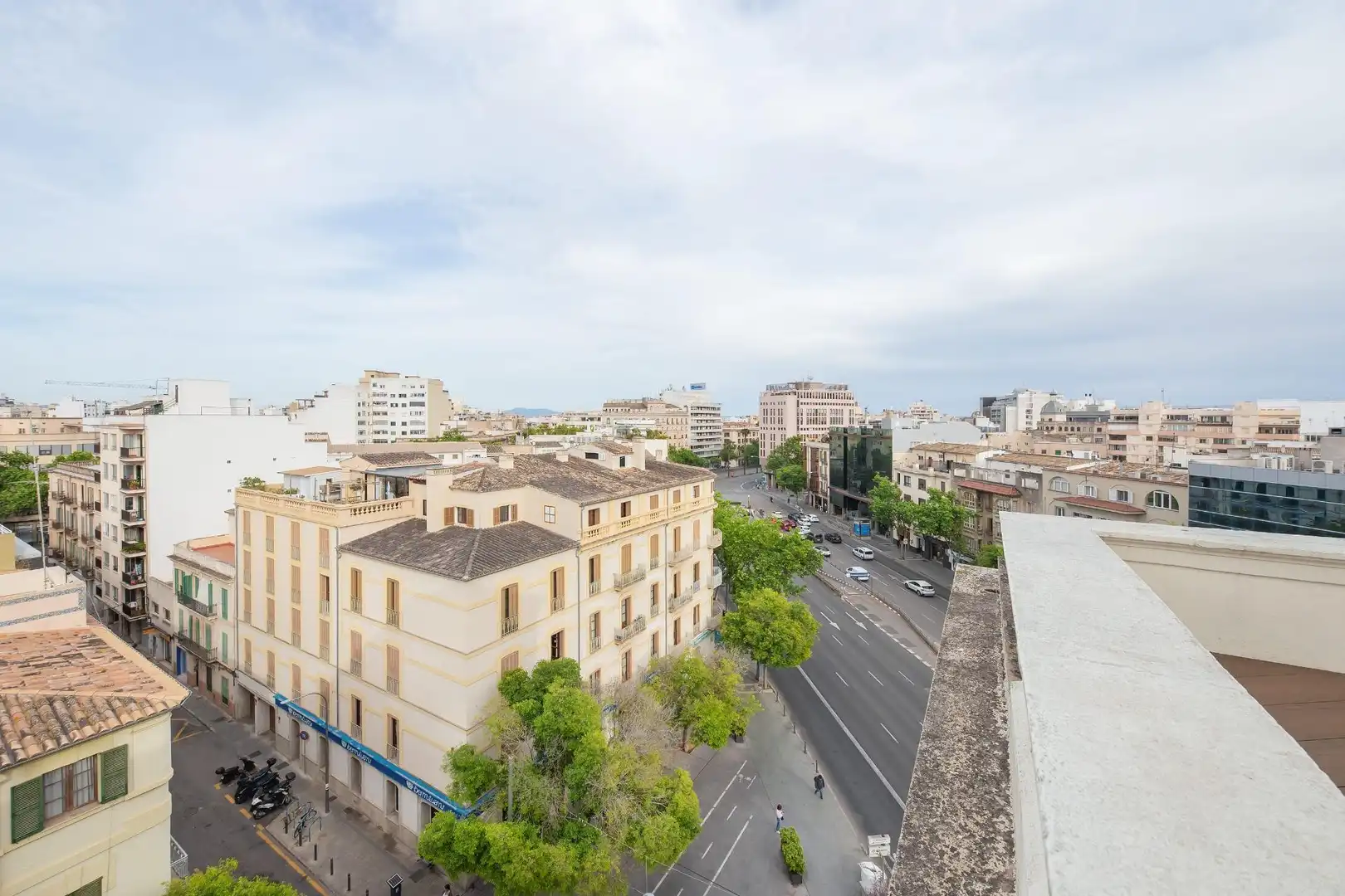Vista exterior de Àtic en venda en  Palma de Mallorca amb Aire condicionat, Calefacció i Terrassa