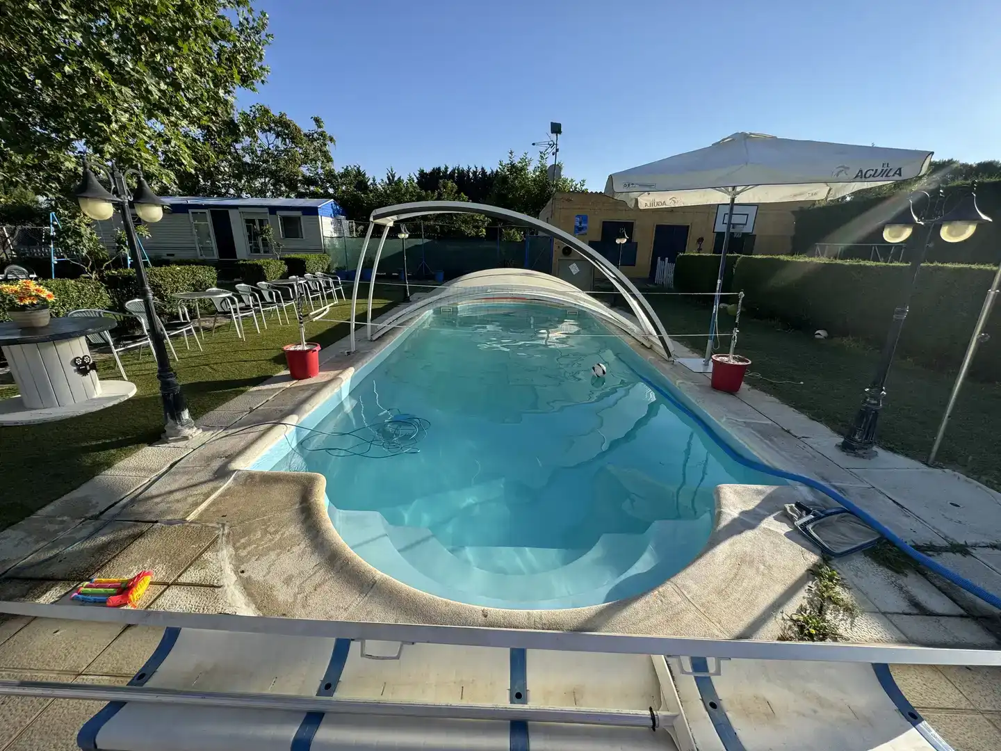 Piscina de Finca rústica en venda en Grijota amb Jardí privat, Traster i Piscina