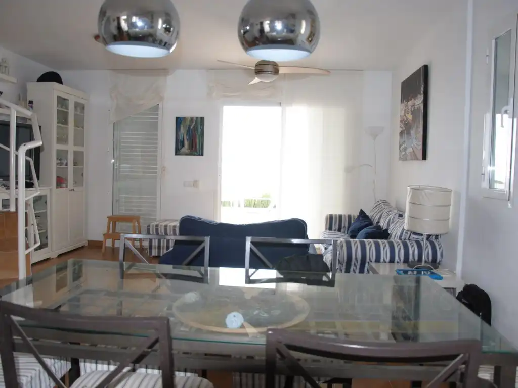 Sala d'estar de Casa adosada de lloguer en Mojácar
