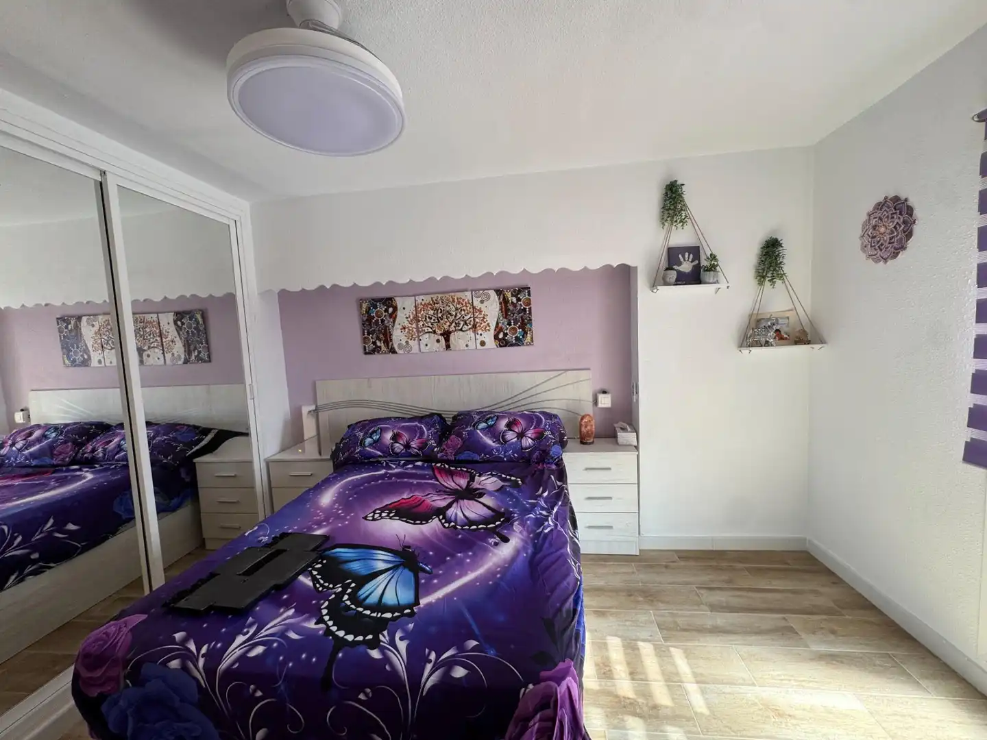 Schlafzimmer von Wohnungen zur Miete in Benalmádena mit Privatgarten, Möbliert und Gemeinschaftspool