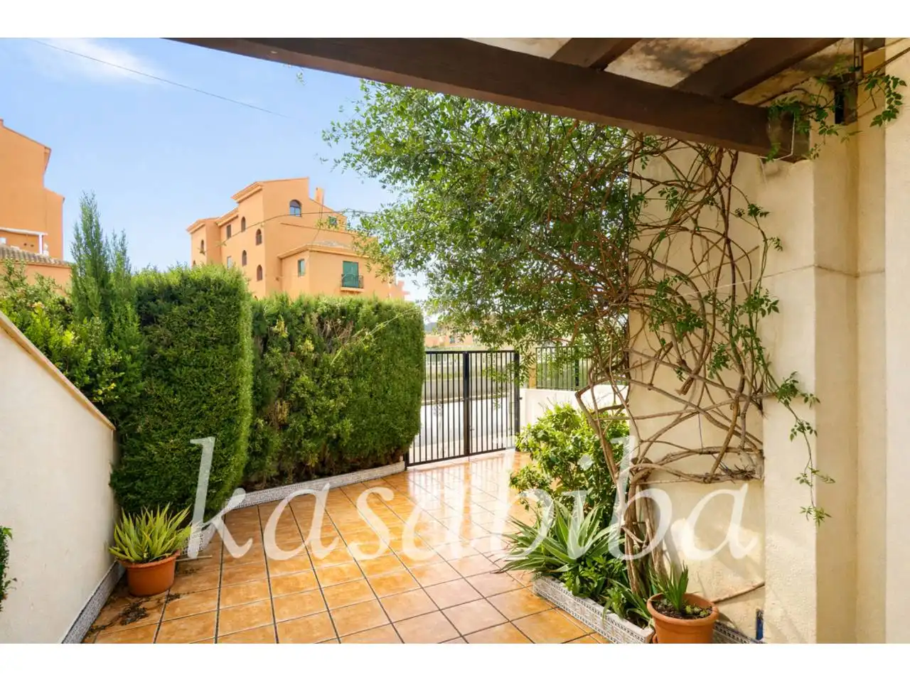 Jardín de Casa adosada en venta en Tavernes de la Valldigna con Terraza y Piscina comunitaria