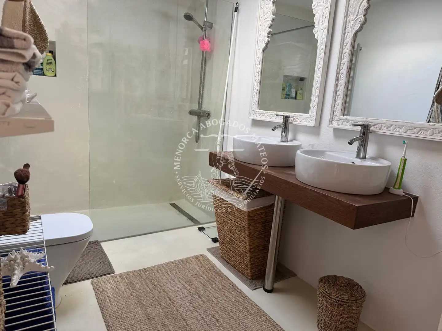Baño de Finca rústica en venta en Maó - Mahón con Aire acondicionado, Jardín privado y Terraza