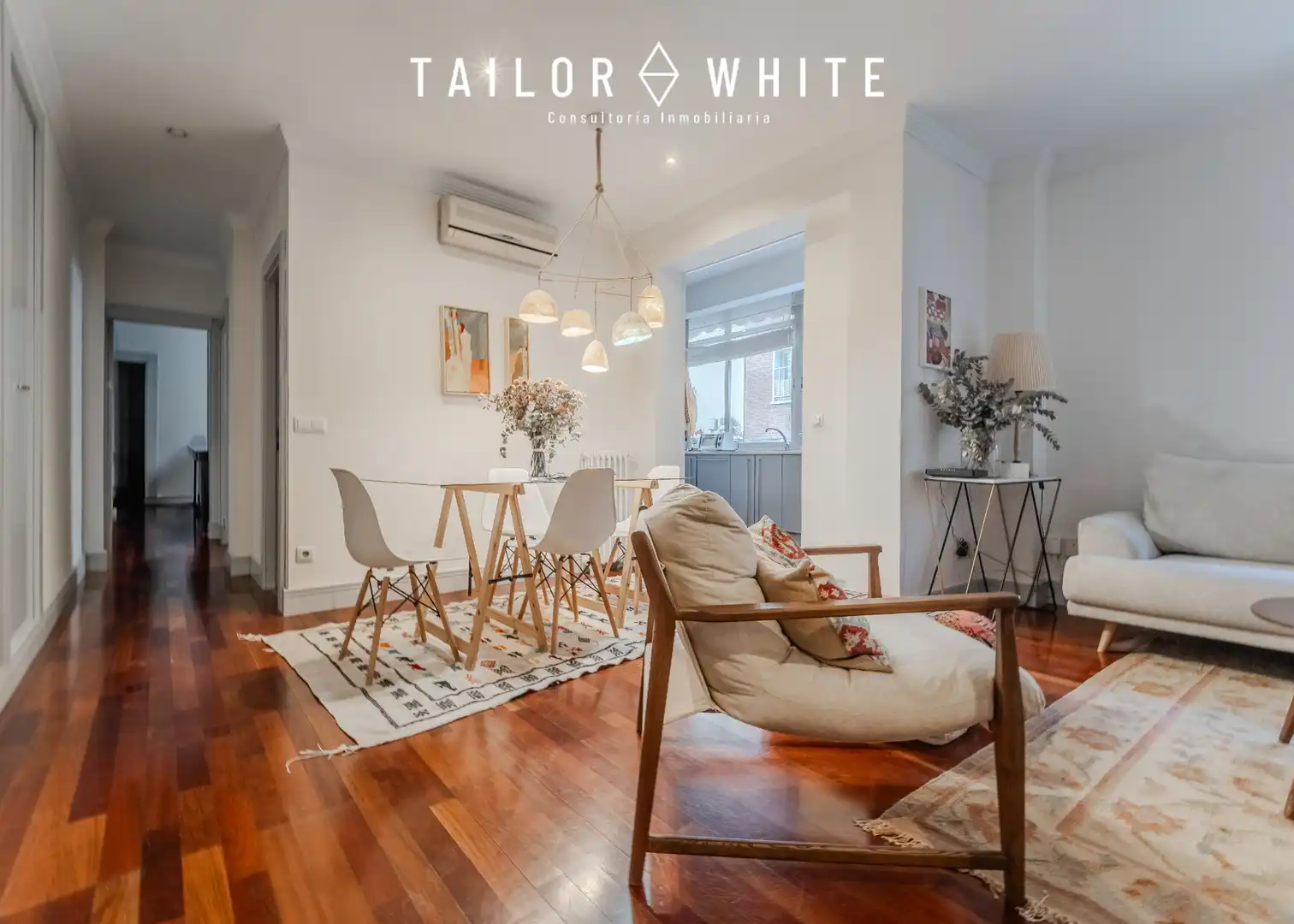 Wohnzimmer von Wohnung zum Verkauf in Madrid mit Klimaanlage