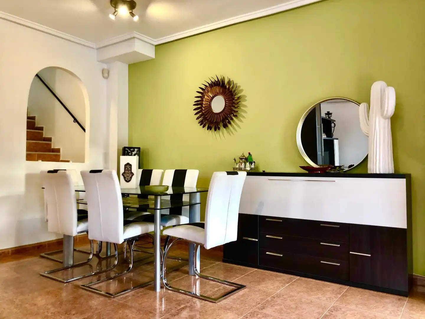 Esszimmer von Haus oder Chalet zur Miete in Orihuela mit Klimaanlage, Heizung und Terrasse