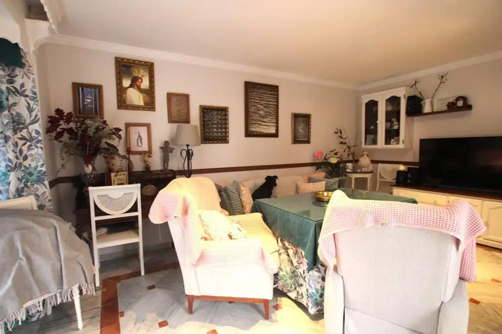 Living room of Houses for sale in Jerez de la Frontera  with Air Conditioner, Private garden and Terrace