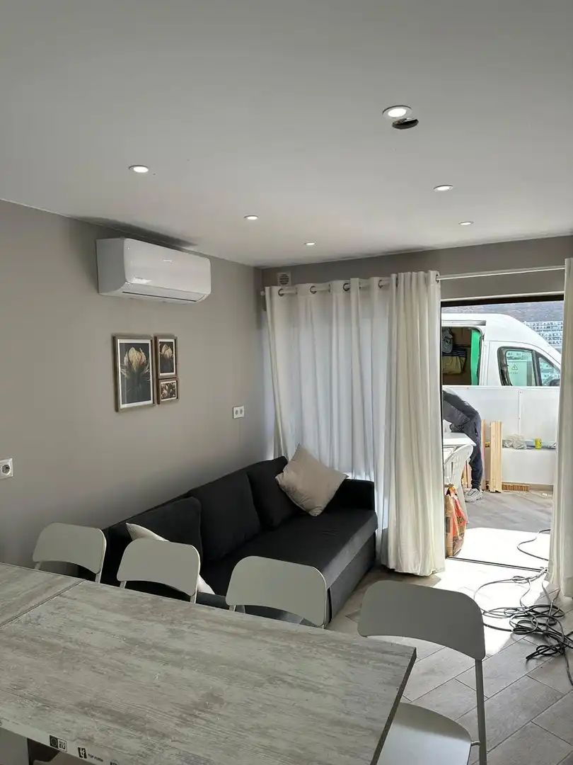 Sala de estar de Apartamento de alquiler en Mogán con Aire acondicionado, Terraza y Amueblado