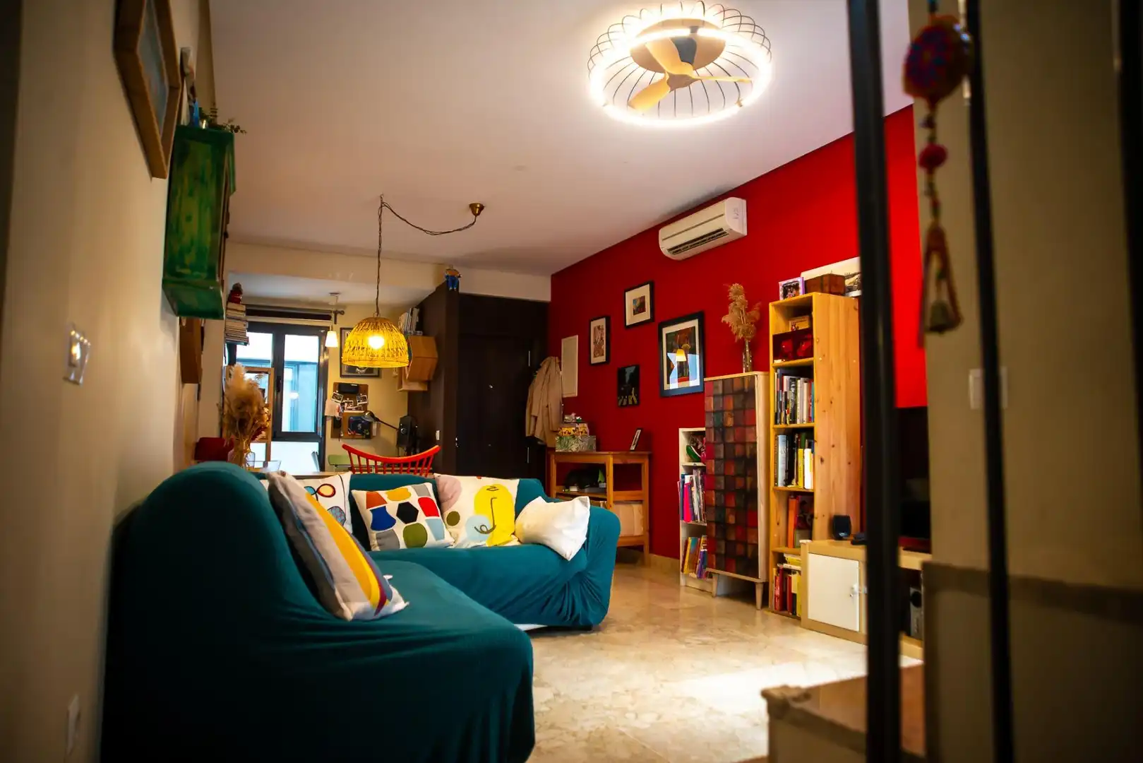 Wohnzimmer von Dachboden zum Verkauf in Sevilla mit Klimaanlage, Terrasse und Abstellraum