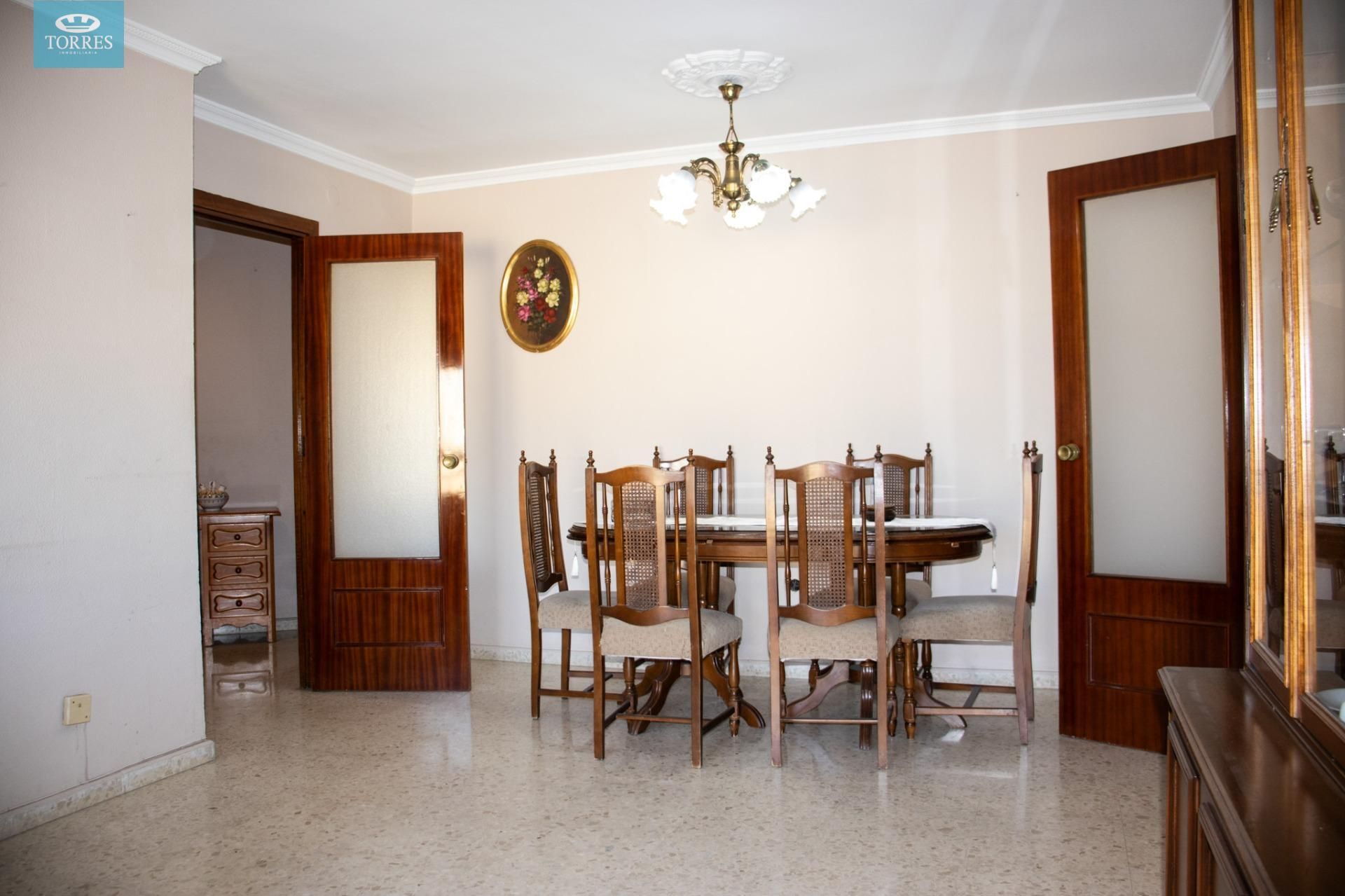 Dining room of Flat for sale in  Sevilla Capital  with Terrace and Balcony