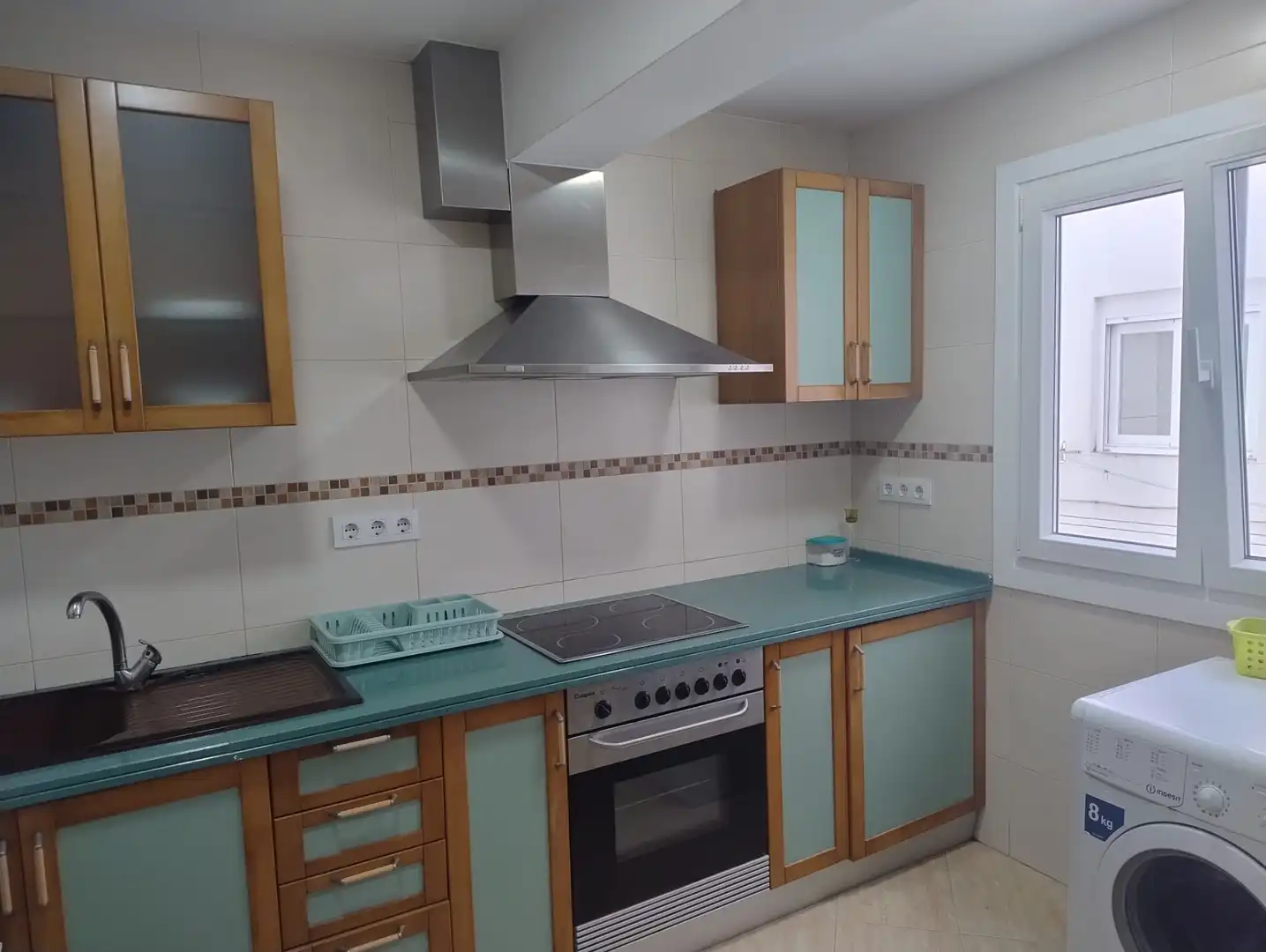 Kitchen of Flat for sale in Santiago de Compostela   with Heating, Storage room and Furnished