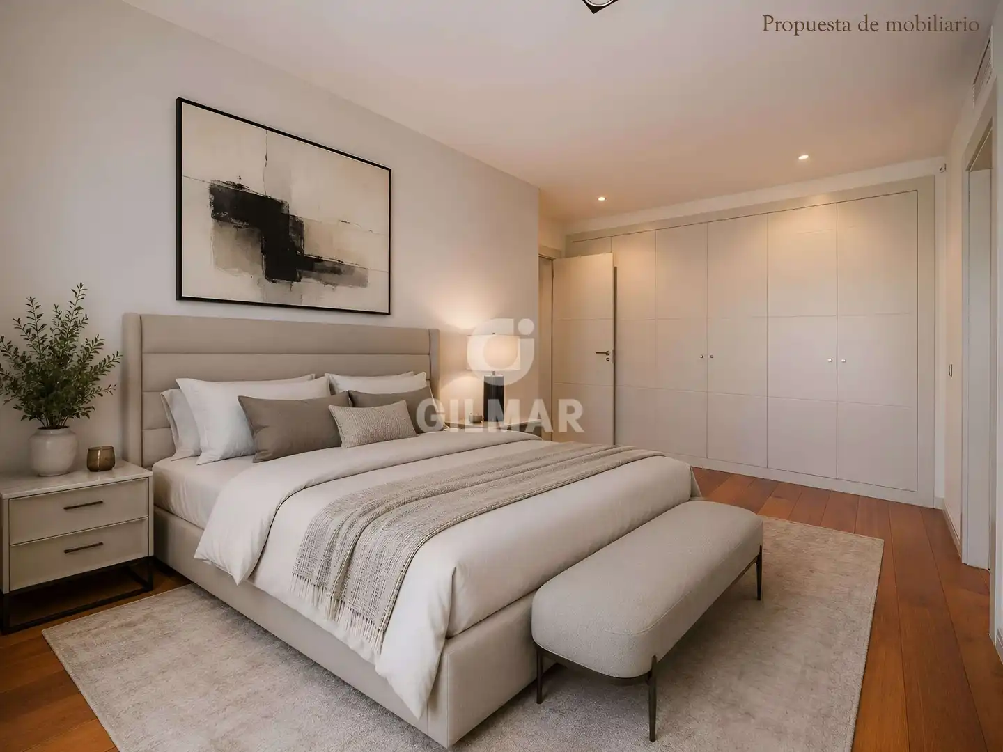 Bedroom of Duplexes for sale in Pozuelo de Alarcón  with Heating, Private garden and Storage room