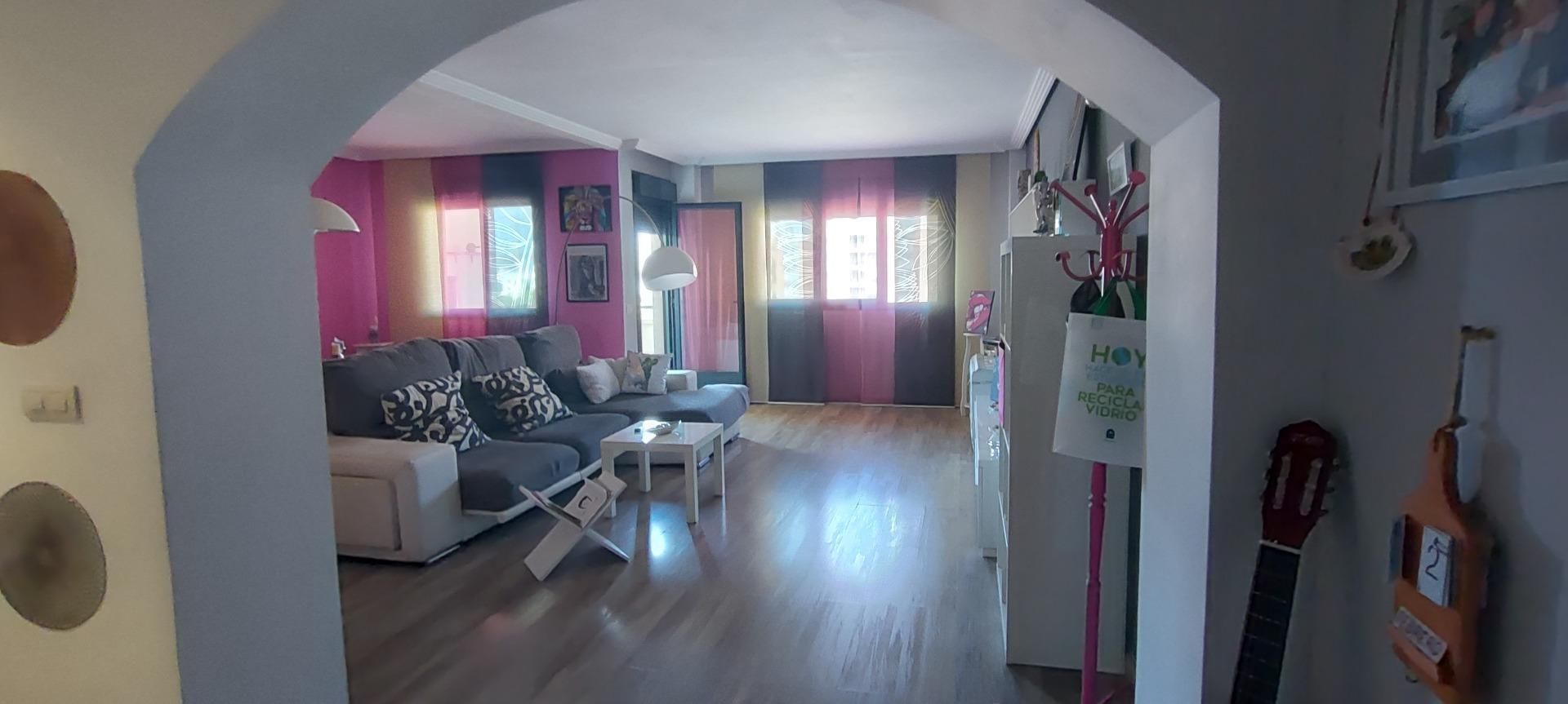 Living room of Flat for sale in Alicante / Alacant  with Air Conditioner, Private garden and Storage room