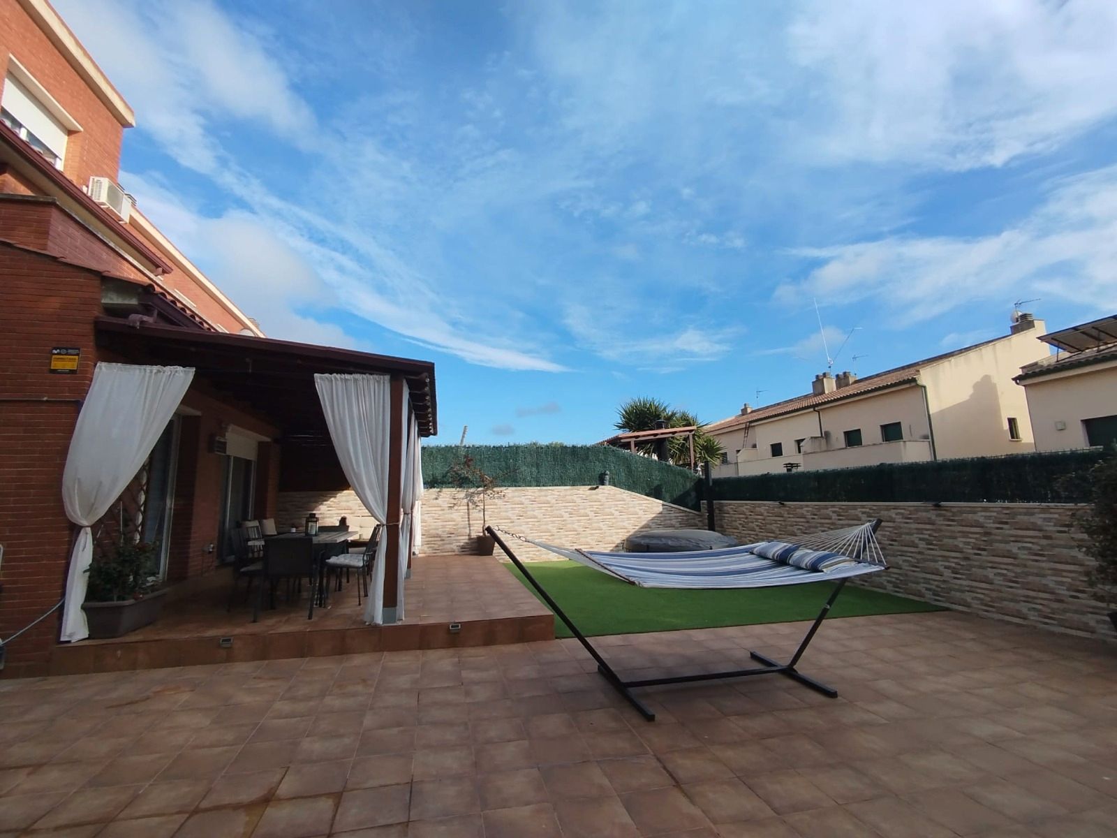 Terrace of Single-family semi-detached for sale in Banyeres del Penedès  with Air Conditioner, Heating and Private garden
