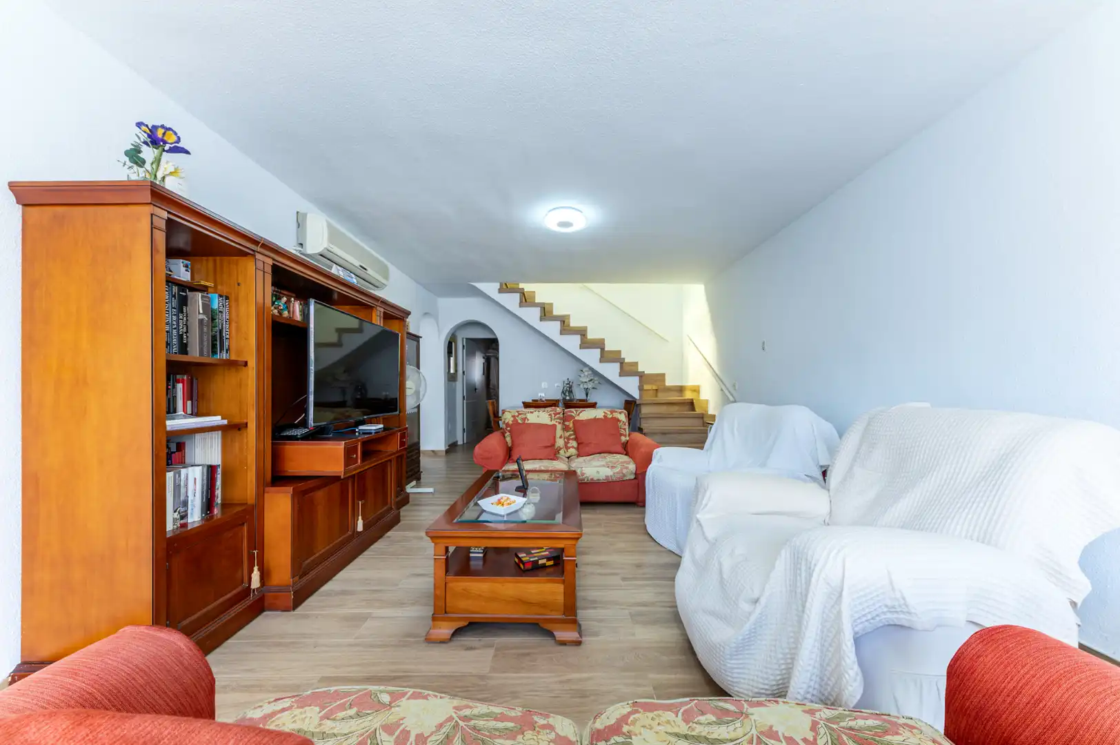Living room of Detached homes for sale in Mazarrón  with Air Conditioner, Heating and Terrace