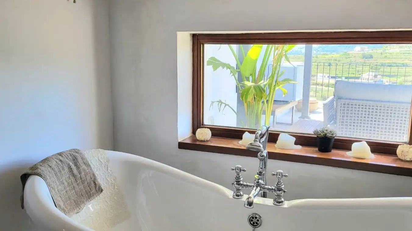 Baño de Casa o chalet en venta en Benitachell / El Poble Nou de Benitatxell con Aire acondicionado, Calefacción y Jardín privado