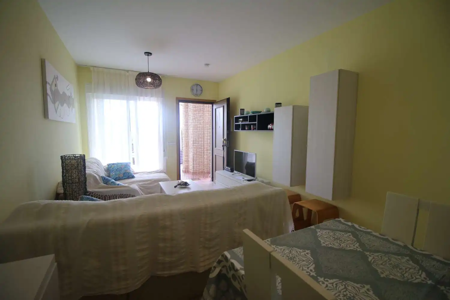 Sala d'estar de Apartament de lloguer en Vera amb Aire condicionat, Calefacció i Terrassa