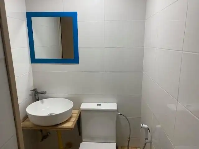 Baño de Planta baja en venta en Sant Celoni con Aire acondicionado, Calefacción y Jardín privado