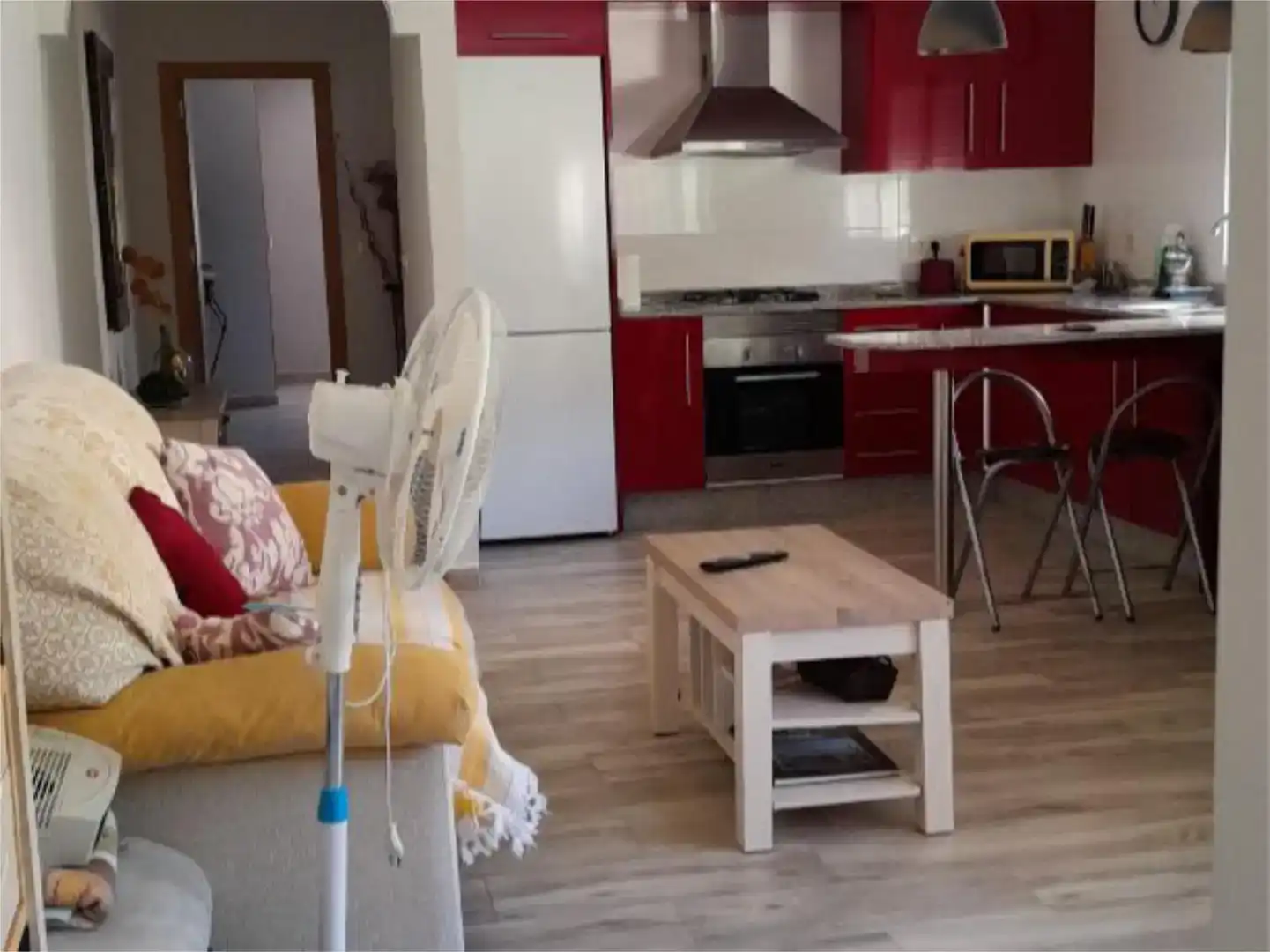 Sala d'estar de Pis de lloguer en Yeste amb Moblat