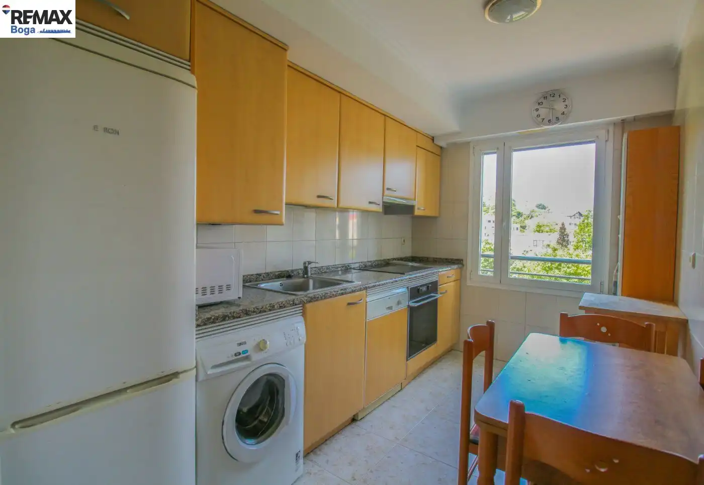 Küche von Wohnung zum Verkauf in Donostia - San Sebastián  mit Heizung, Parkett und Terrasse