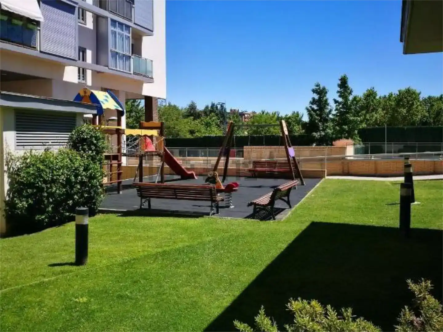 Terrassa de Pis de lloguer en Leganés amb Aire condicionat, Traster i Piscina