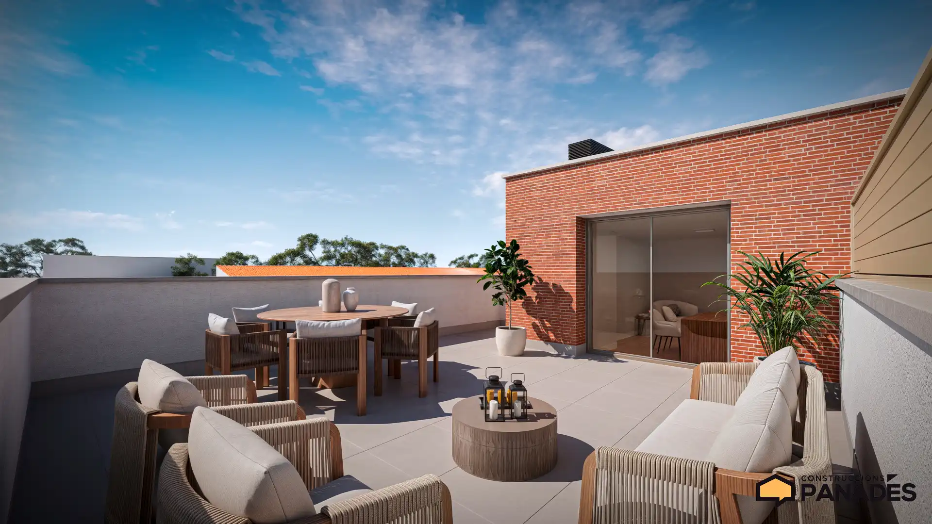 Neubau-Wohnung mit Terrasse zum Verkauf in Carrer de la Virtut 11, imagen 4