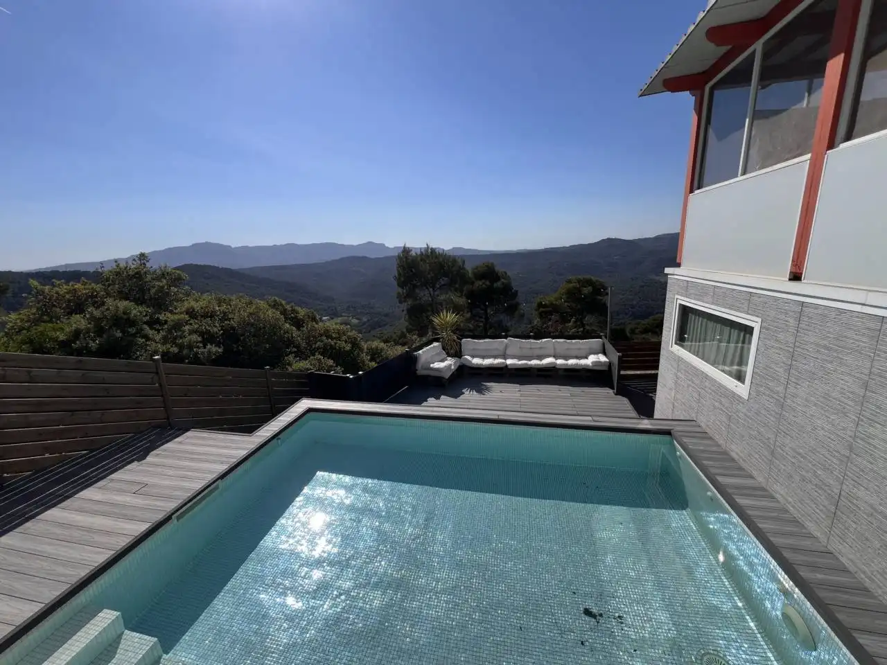 Piscina de Casa o chalet en venta en Caldes de Montbui con Calefacción, Jardín privado y Parquet