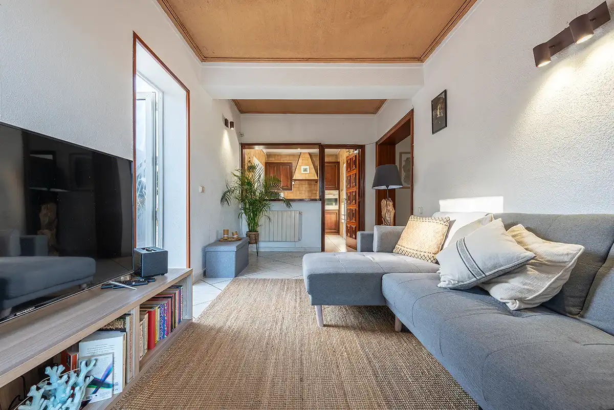 Living room of Houses for sale in Sant Pere de Ribes  with Heating, Terrace and Swimming Pool