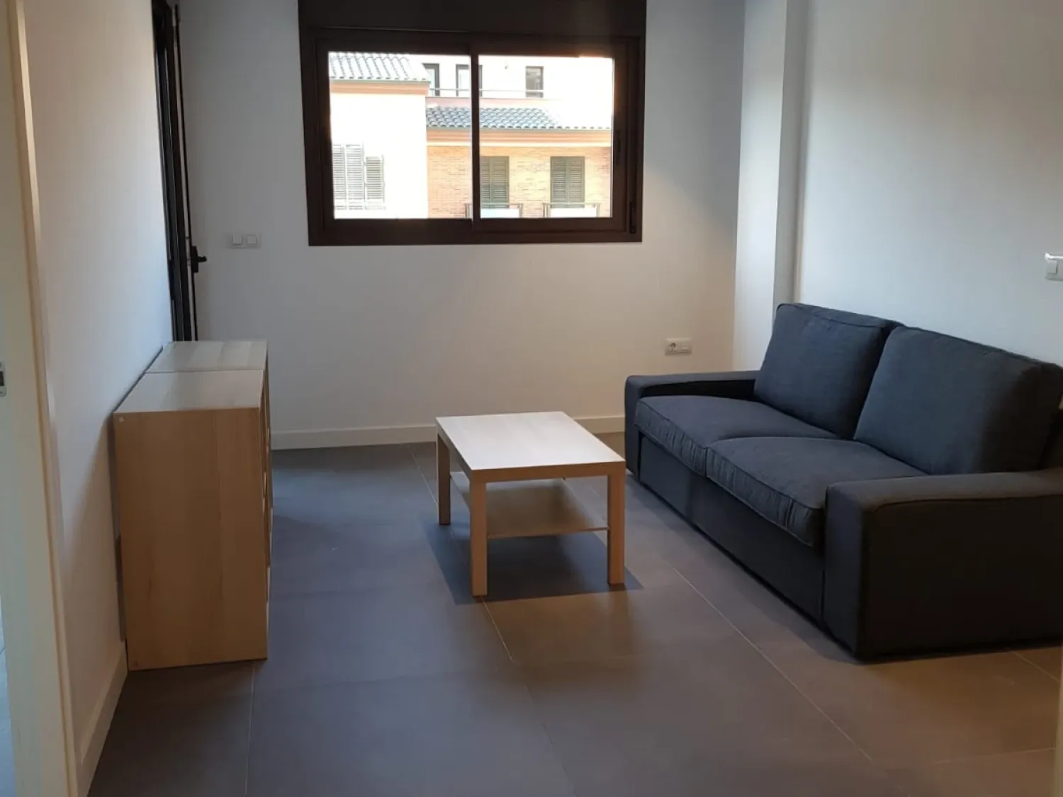 Living room of Apartment to rent in  Murcia Capital  with Air Conditioner, Furnished and Washing machine