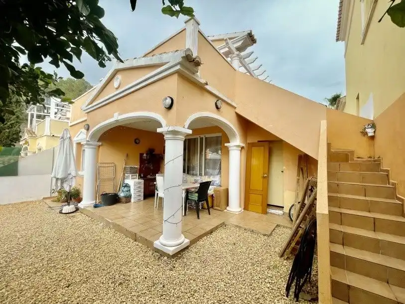 Exterior view of Houses for sale in Calpe / Calp  with Air Conditioner, Heating and Private garden