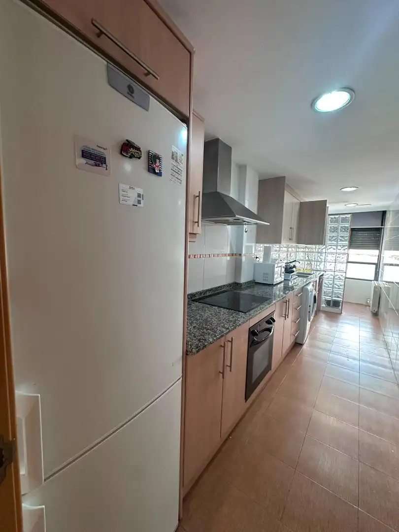 Kitchen of Flat for rent in Vila-real  with Air Conditioner, Heating and Furnished