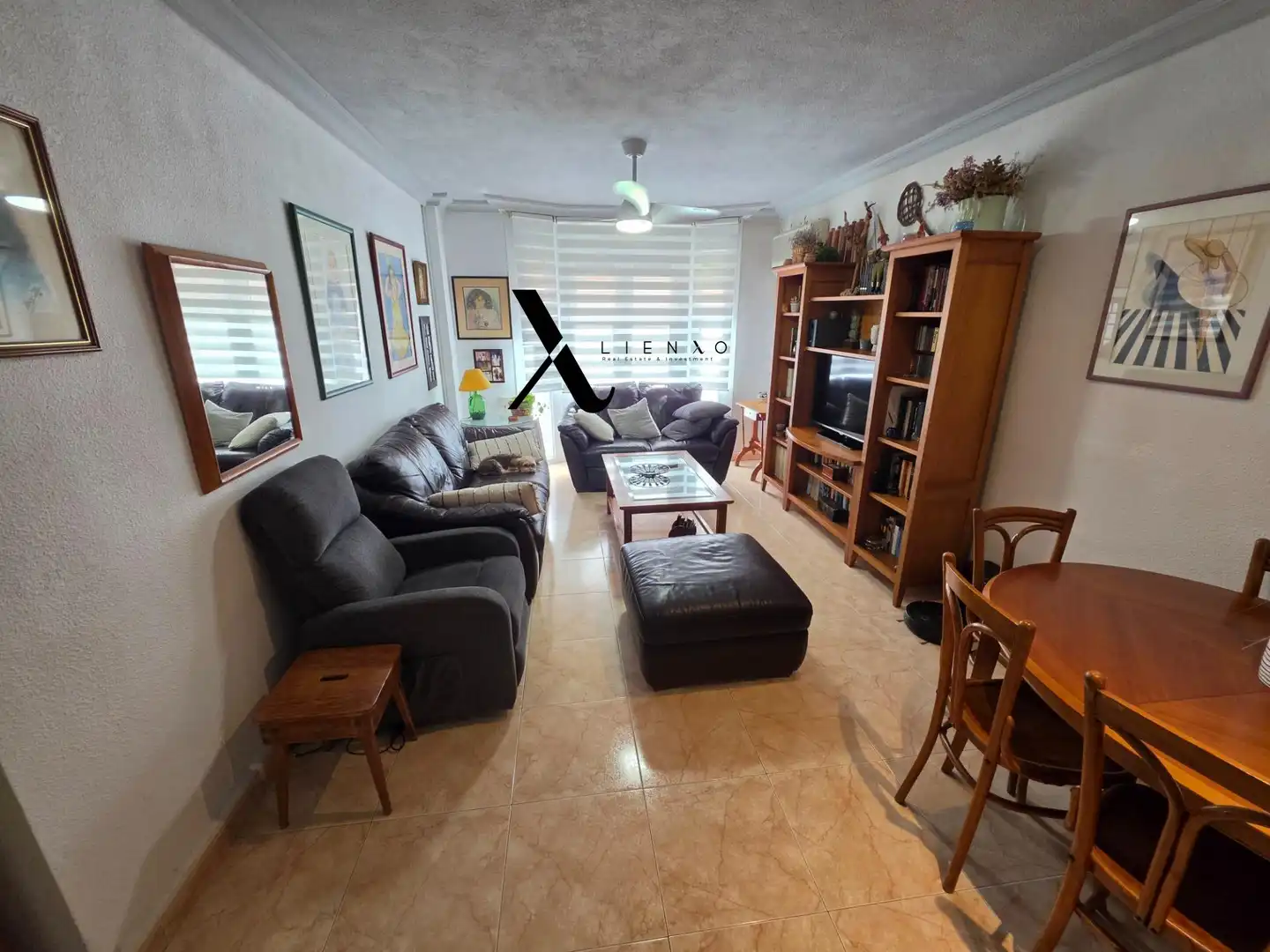 Wohnzimmer von Wohnung zum Verkauf in Murcia mit Klimaanlage, Heizung und Möbliert