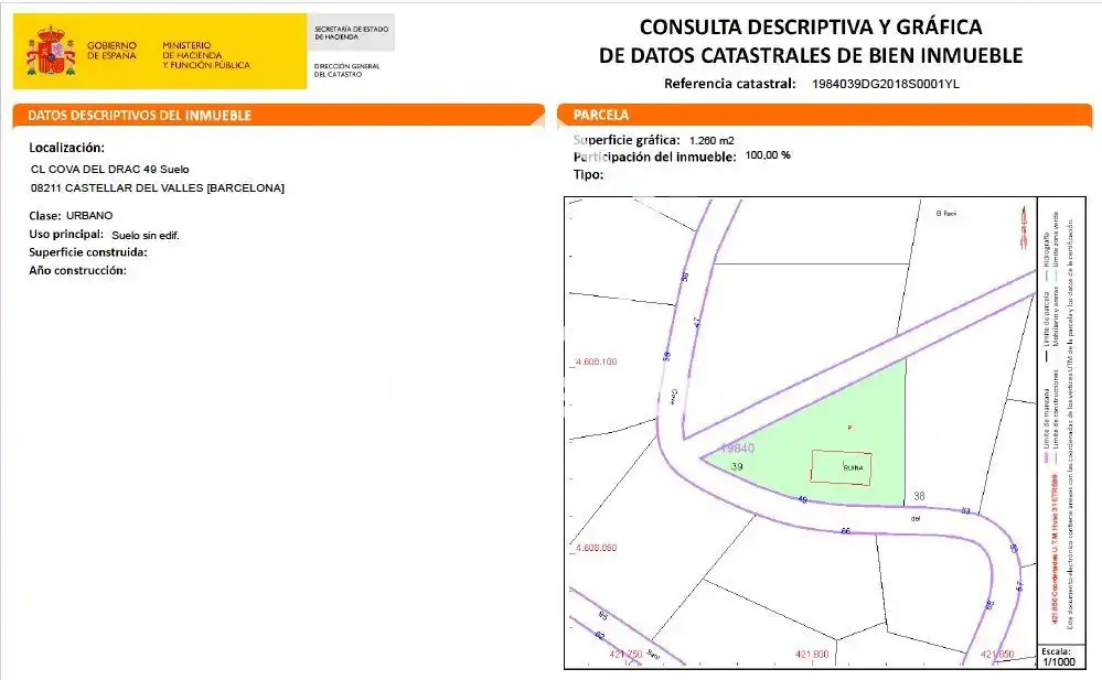 Terreny rústic en venda a Cova del Drac, imagen 5