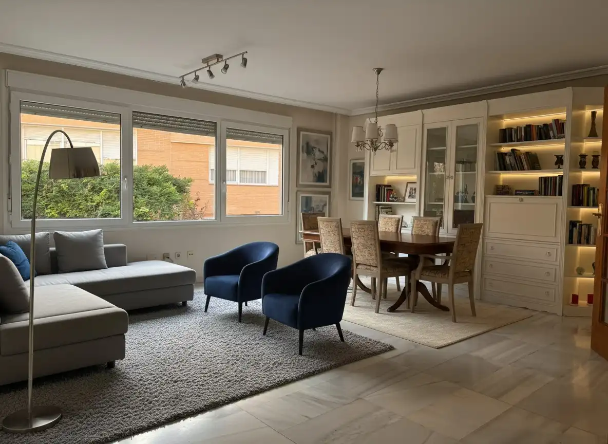 Living room of Detached homes for sale in Guadalajara  with Air Conditioner, Heating and Private garden