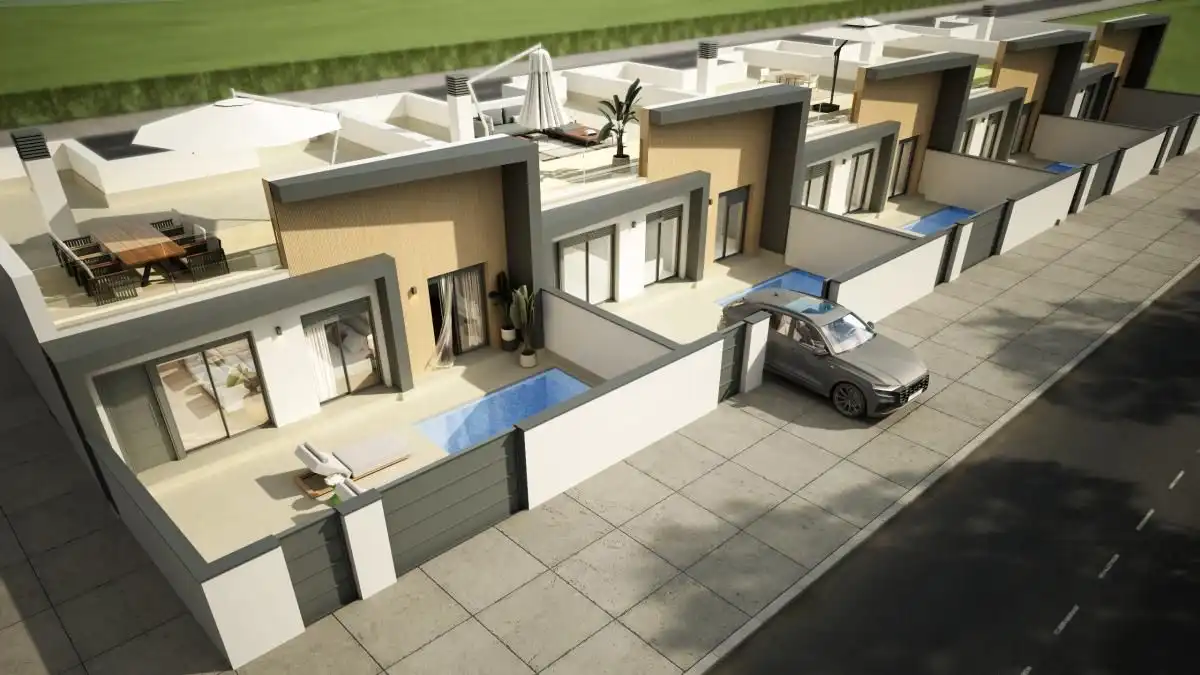 Chalet con piscina en venta en Campo de Murcia, imagen 2