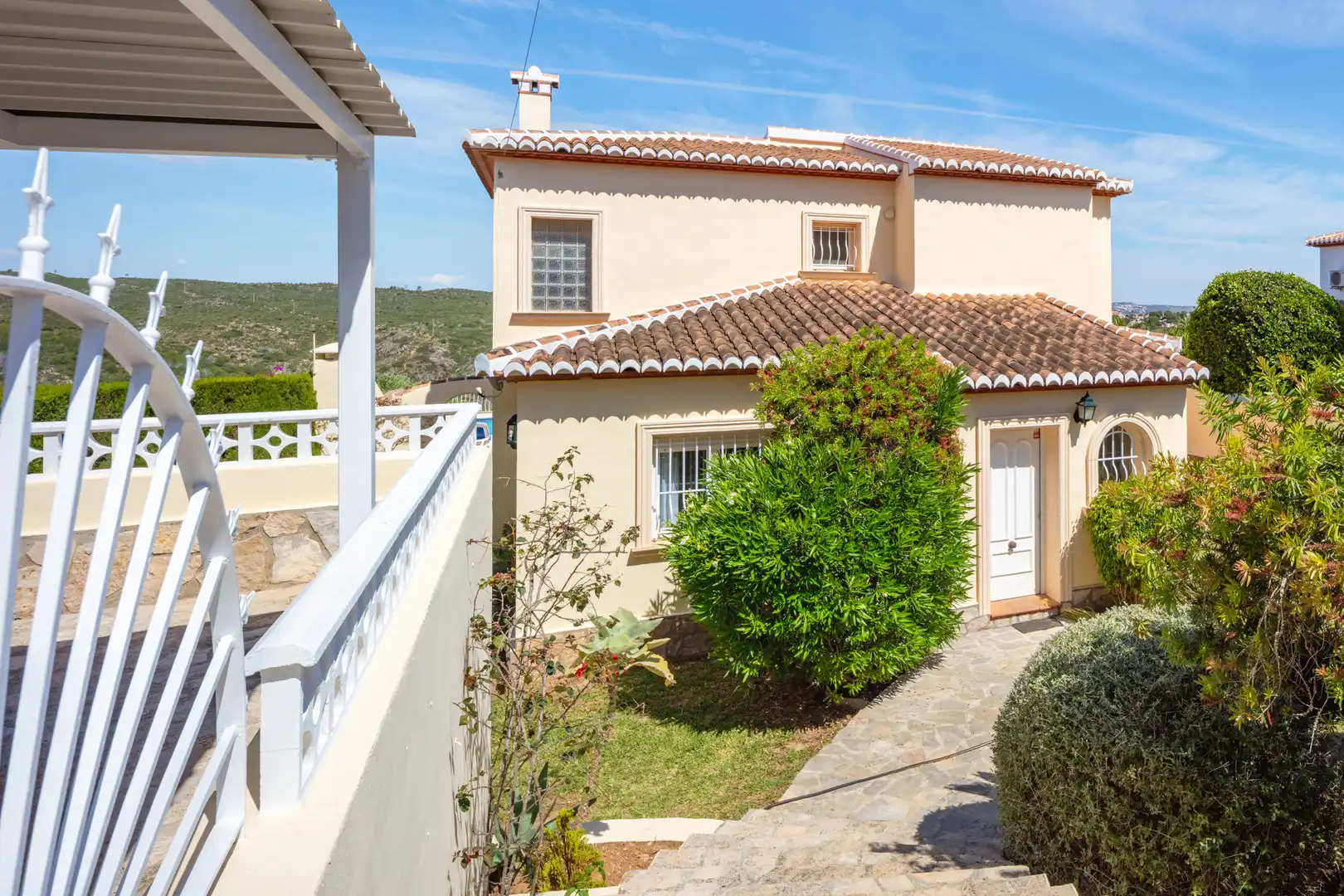 Exterior view of Houses for sale in Jávea / Xàbia  with Air Conditioner, Private garden and Terrace