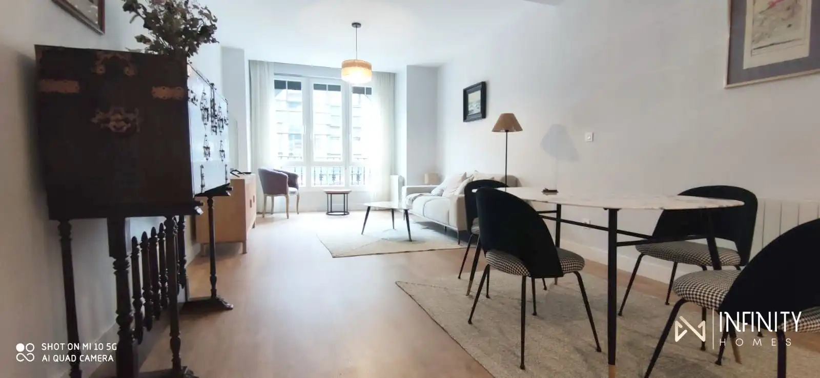 Wohnzimmer von Wohnung zur Miete in Bilbao  mit Heizung